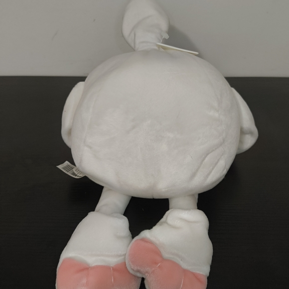 Pink and White Plush Bunny Toy - Picture 3 of 4